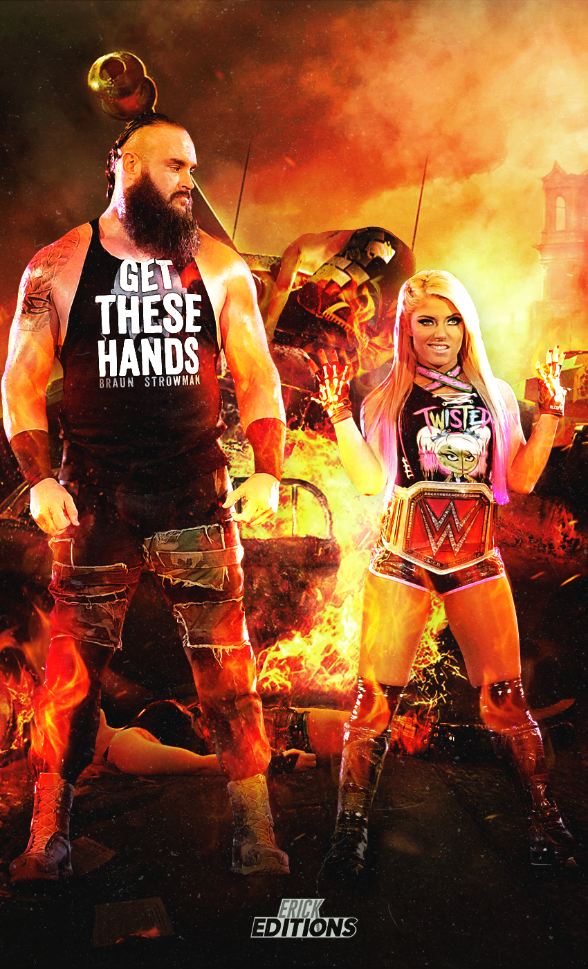 Alexa Bliss and Braun - Poster. 2018 by Erick11Editions on DeviantArt