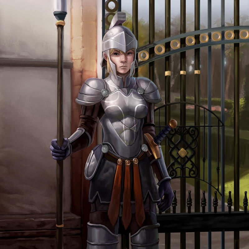 qeynos sentry guard by iwanaga on DeviantArt