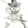 Female Samurai warrior