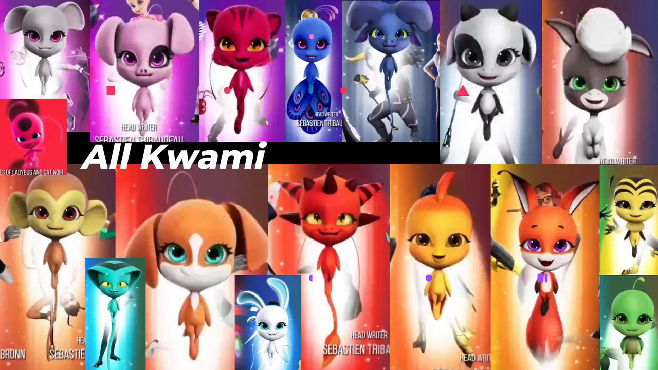 Kwami Rings Every Kwami New Redesign Miraculous Season 6 Intro by famefail on ...