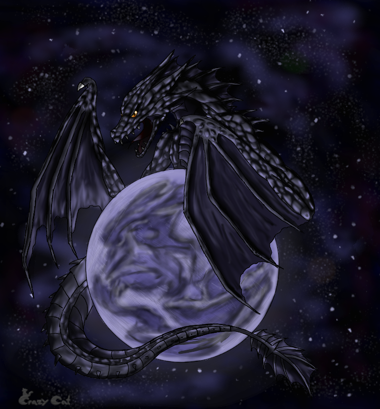 Dahakin-dragon of the blue moon