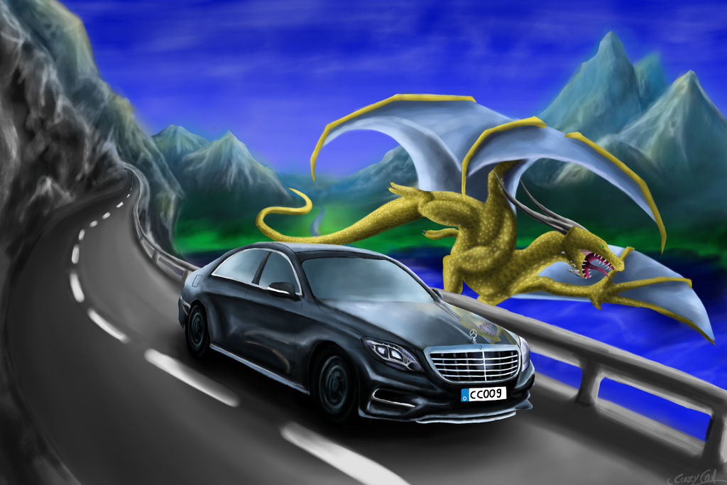 Dragon vs. Car