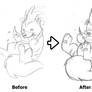 Sketch Progression Example