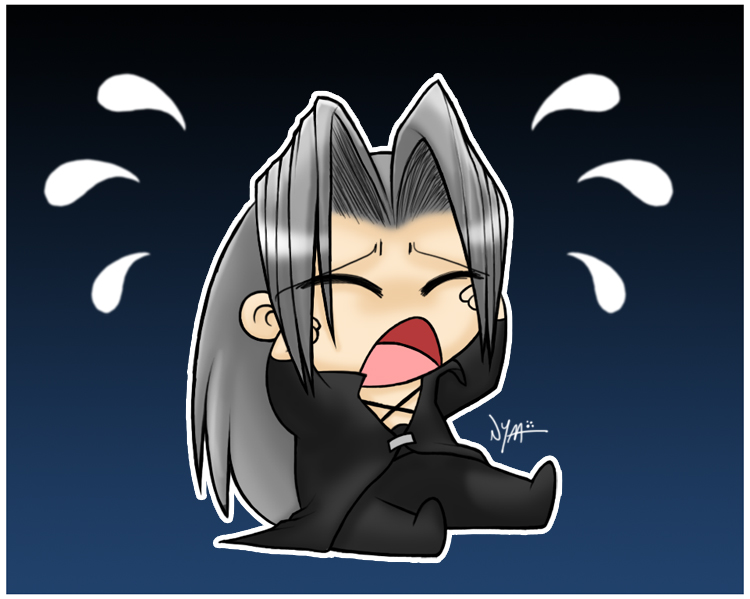 Sephiroth is sad