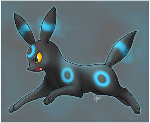 Shiny Umbreon by Nyaasu