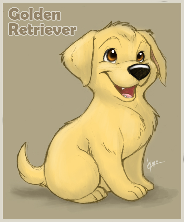 23+ Golden Retriever Drawing Cartoon