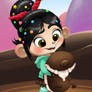 Vanellope and a Devil Puppy