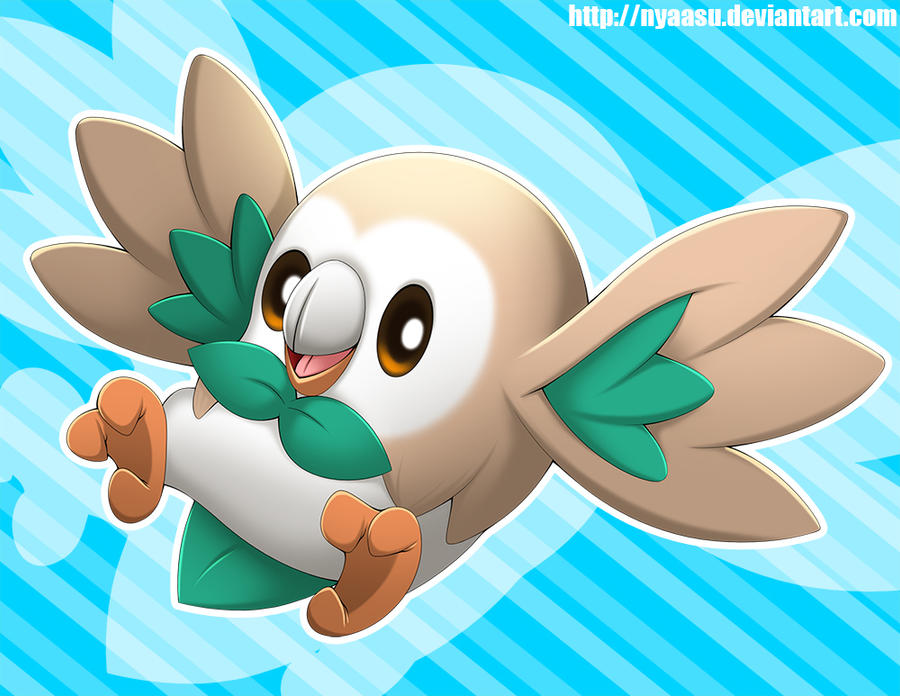 Rowlet! by Nyaasu on DeviantArt