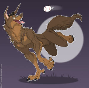 WereZedd Playing Fetch!