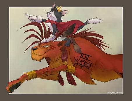 Red XIII + Cait Sith