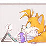 Tails Watching Netflix and Chilling