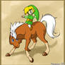 Link and a Horse