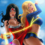 Wonder Woman and Supergirl