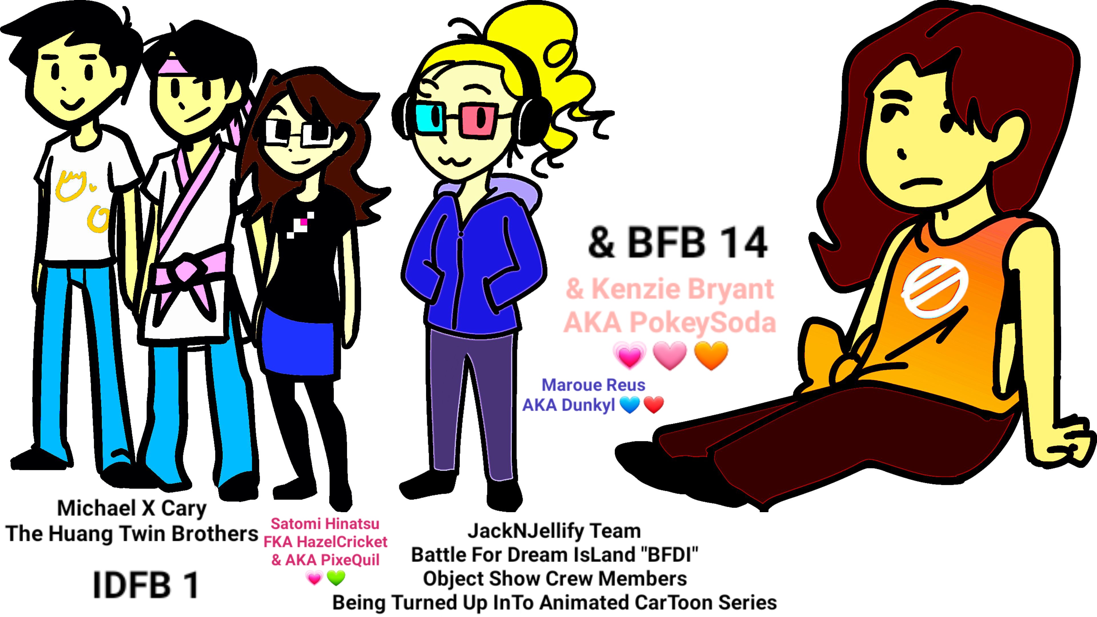 Bfdi Animation Character BFDI Crew As Animated CarToon Series Characters by InanimateInsanity24 ...