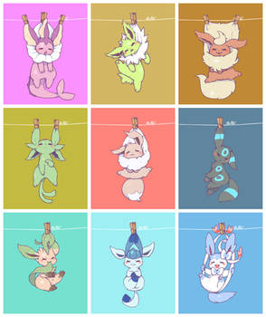 drying shiny eeveelution !!