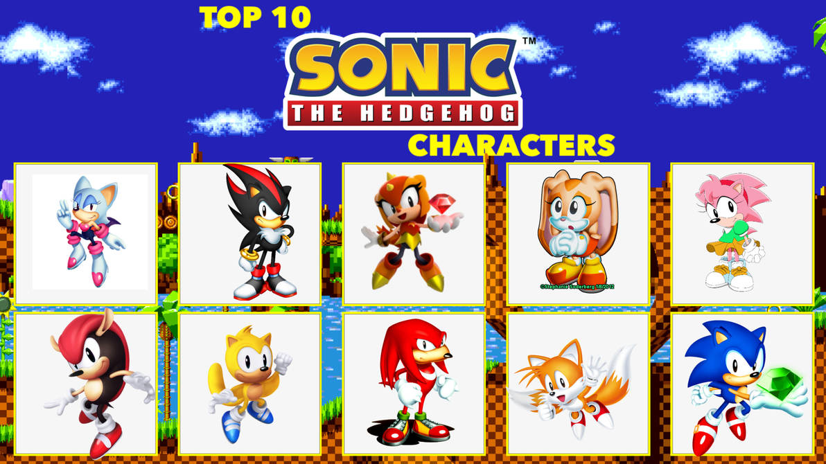 My Top 10 Favorite Sonic The Hedgehog Characters by MTDVDVM2K8 on ...