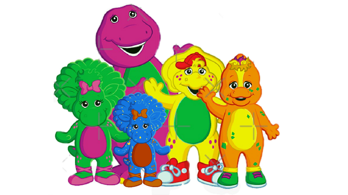 Barney BJ Baby Bop Millie And Riff PNG Vector by MTDVDVM2K8 on DeviantArt