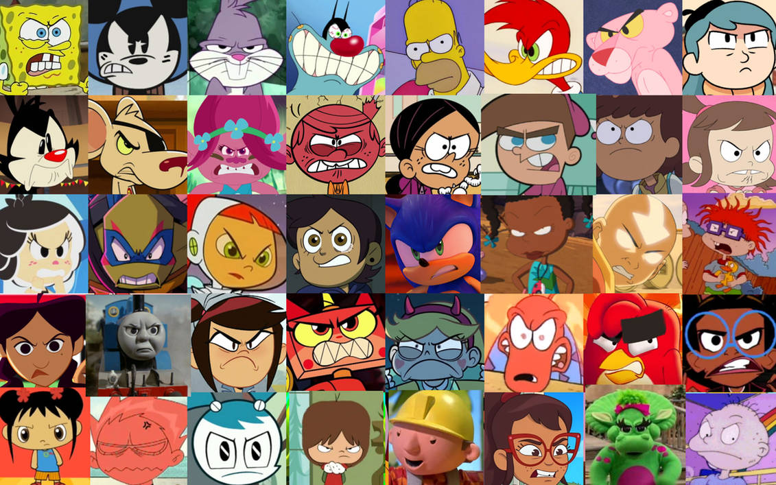 Characters Angry (My Version) by MTDVDVM2K8 on DeviantArt