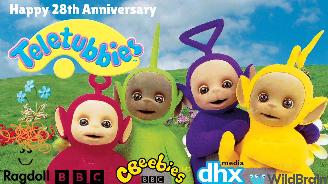 Happy 28th Anniversary Teletubbies (1997-2025) by MTDVDVM2K8 on DeviantArt