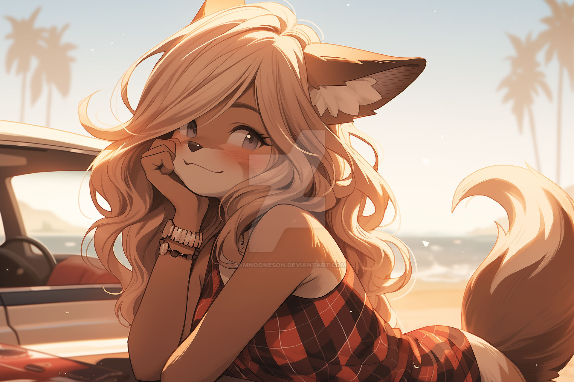 A Young Furry Fox Girl On The Beach By Samnooneson On DeviantArt a-young-furry-fox-girl-on-the-beach-by-samnooneson-on-deviantart