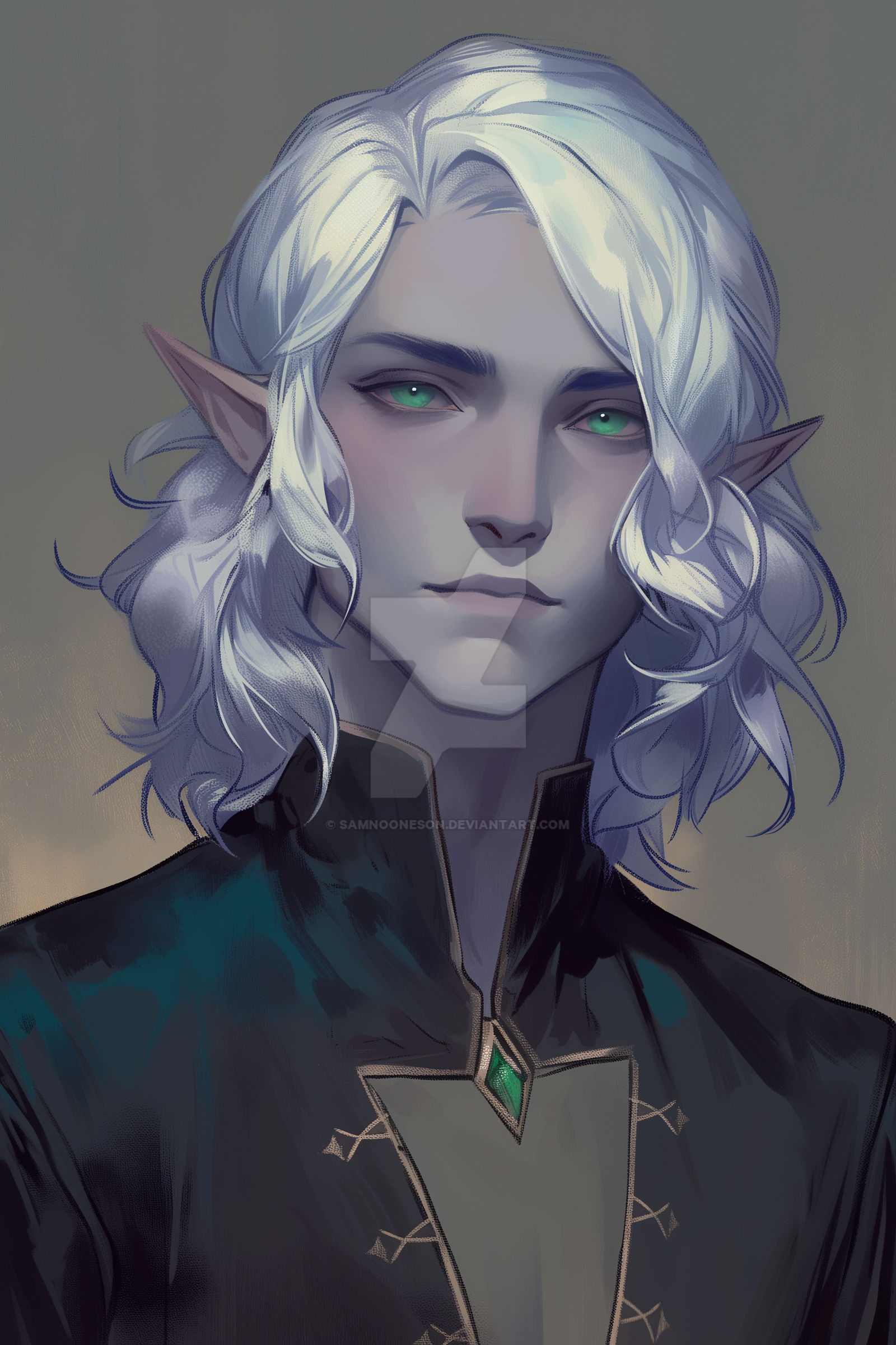Drow Deviantart Young drow lad by samnooneson on DeviantArt