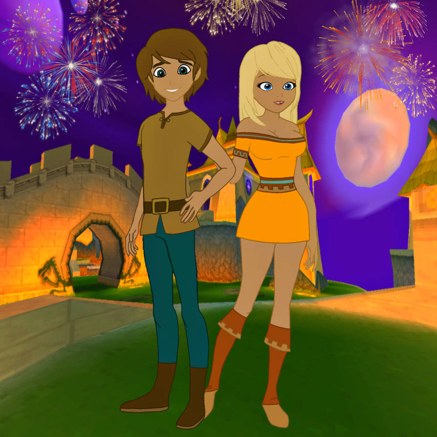 Human Spyro AU Hunter And Bianca s Date By NarnianKnight1 On DeviantArt human-spyro-au-hunter-and-bianca-s-date-by-narnianknight1-on-deviantart