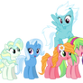 MLP AU - Glimmerverse Main Characters