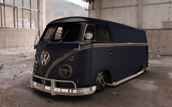 Volkswagen mini bus remix - Cinema4D Vray