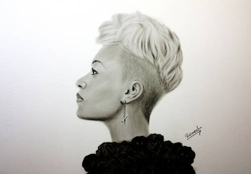 Emeli Sande - Oil paint