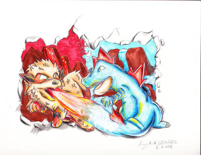 Arcanine vs Feraligatr