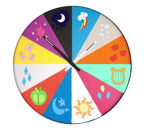 Cutie Mark Wall Clock Plan - photoshop