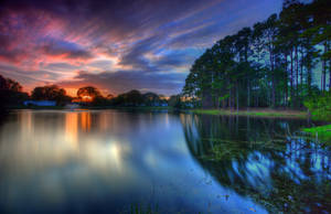 Sunset on the Lake