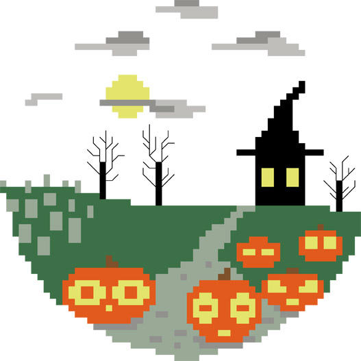 Halloween Pixel Art Minecraft Graphic by jonakh32 · Creative Fabrica