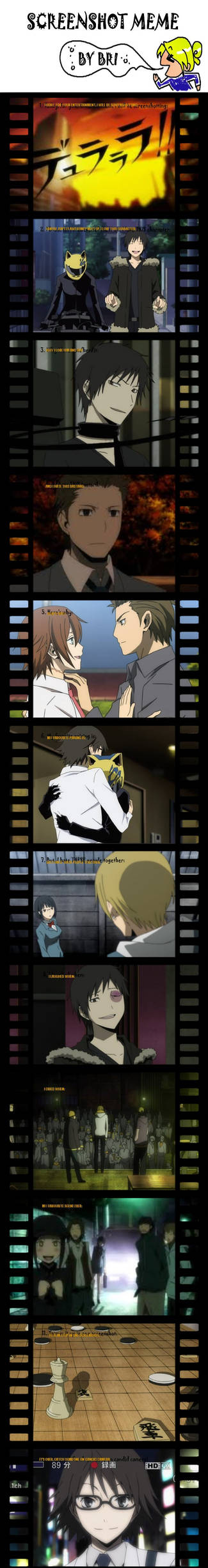 Screenshot Meme: Durarara