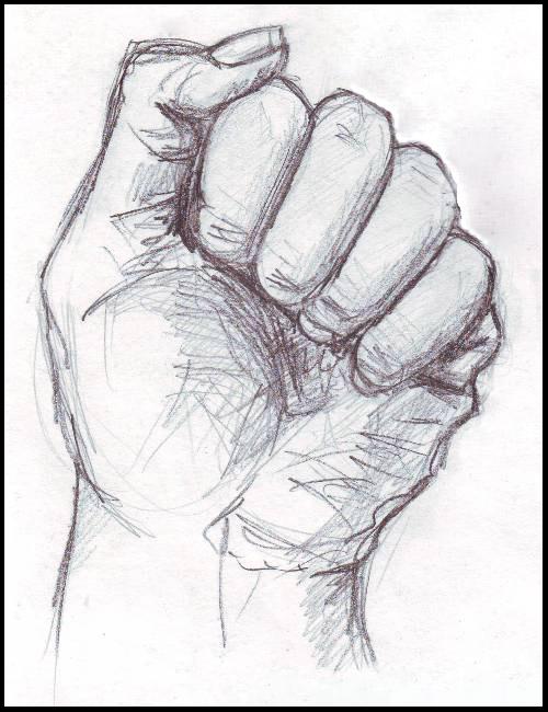 study of a hand