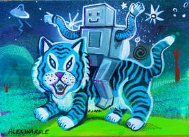 Robored Rides Blueberry Tiger