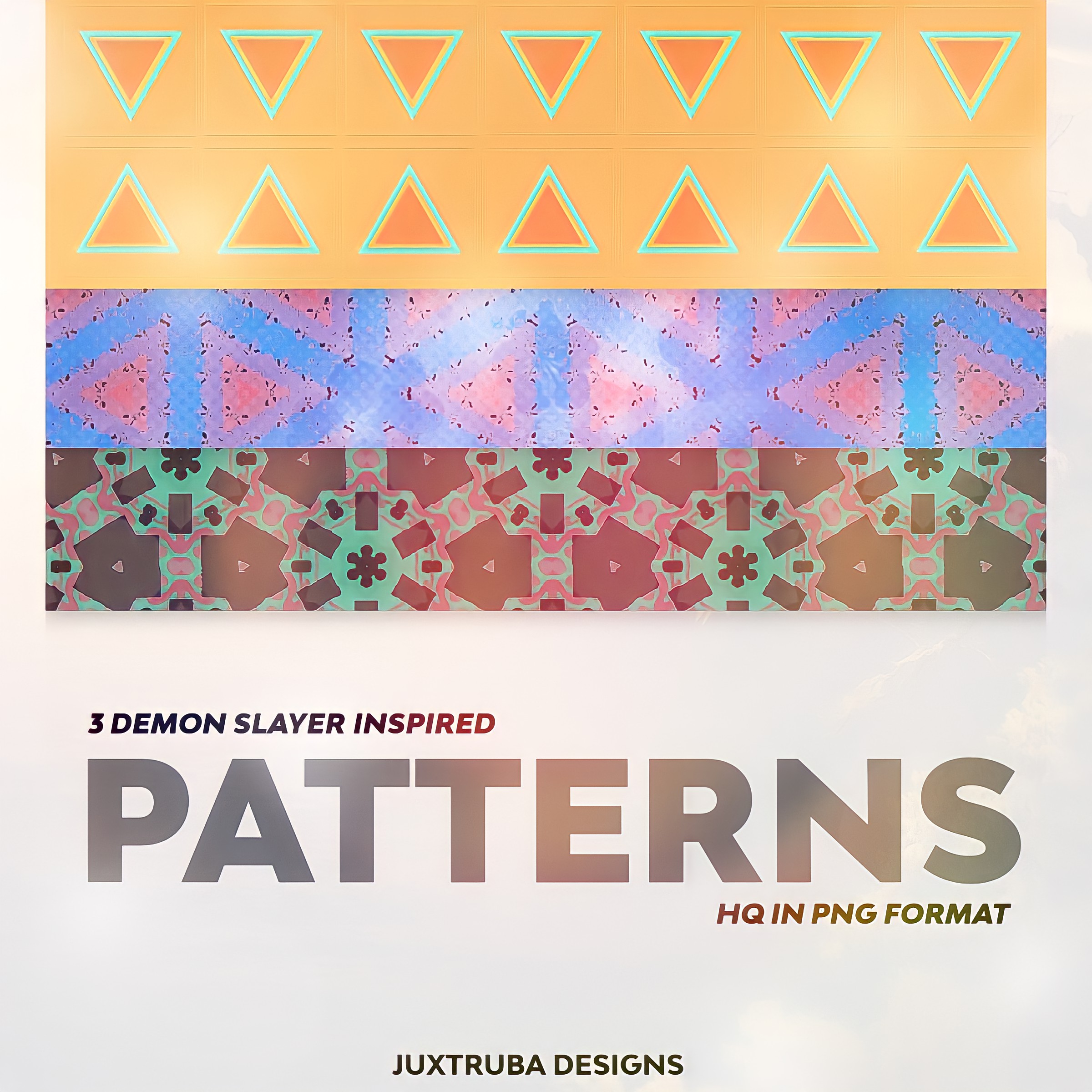Slayer Pattern Demon slayer inspired patterns by juxtruba on DeviantArt