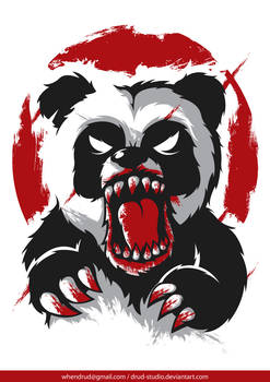 angry panda