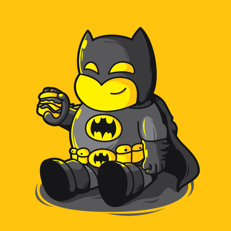 Run Batman Fat fat Batman by drud-studio on DeviantArt