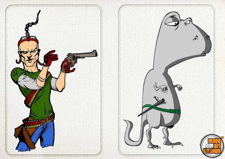 VECTOR: Twinner and Dino by MojoDesign on DeviantArt