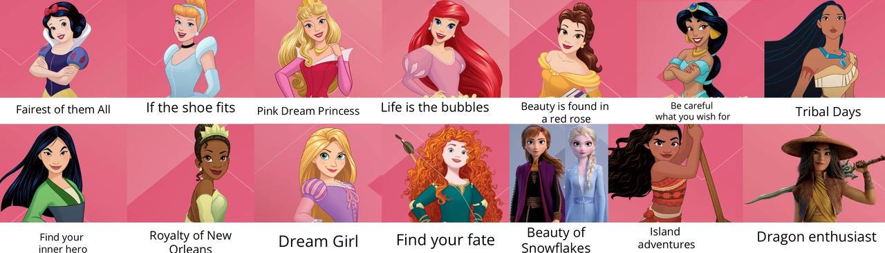 Disney Princess motto mural by KiraKiraVambre on DeviantArt