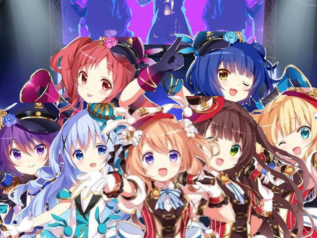 Gochiusa Gochiusa idols 2023 mural by KiraKiraVambre on DeviantArt