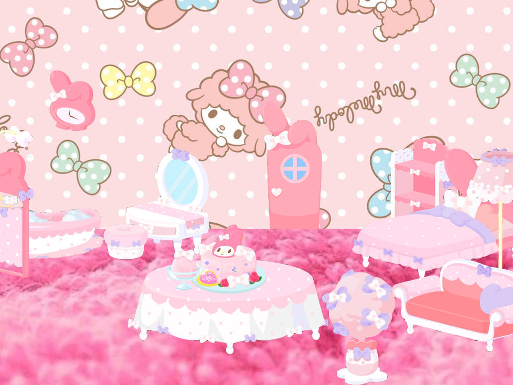 Standard My Melody room mural by KiraKiraVambre on DeviantArt