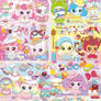 Dessertpings Codi stickers mural