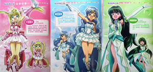 Mermaid Melody Super Idol Magazine pages mural