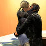 Jill And Wesker Kissing