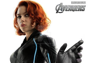 Black Widow with Ant-Man - The Avengers Poster