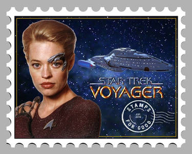 Star Trek Voyager United States Postage Stamp