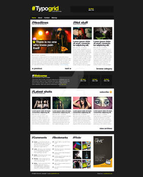 Typogrid - Wordpress Theme