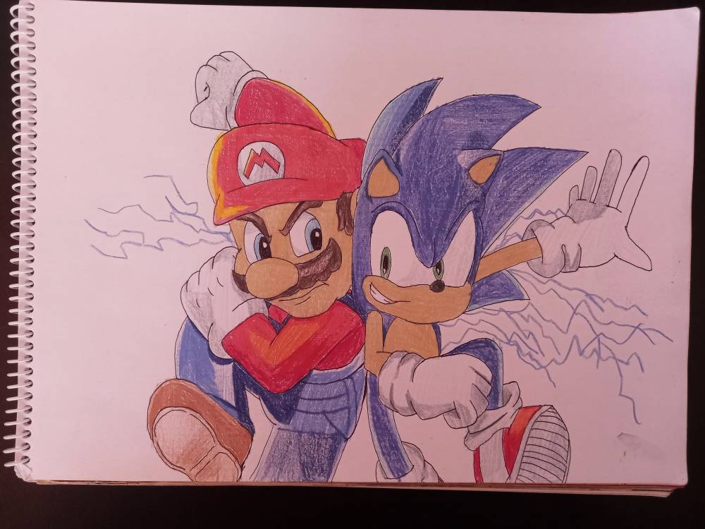 Mario vs sonic by rodolf304 on DeviantArt